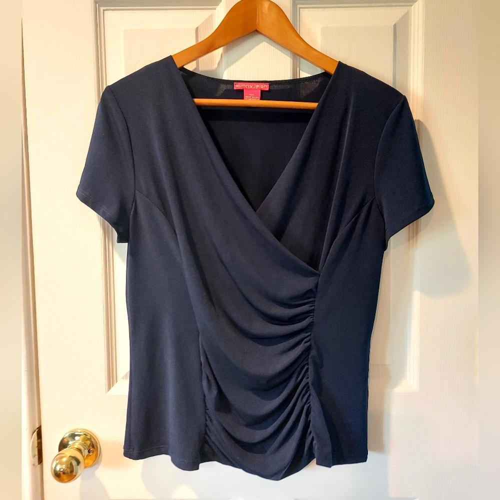 Sunny Leigh Petite Navy Women's Top